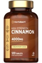Cinnamon Tablets 4000mg | Blood Sugar Control | High Strength Cinnamon Extract Supplement | 120 Vegan Tablets | by Horbaach - Image 2