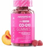 CoQ10 Gummies – 250mg High Strength CoQ10 Supplement – 60 Gummies – Coenzyme Q10 with EPA, DHA, Vitamin B3 & Zinc - Co Enzyme CQ10 Naturally Fermented High Absorption CQ10 Supplement - Novomins - Image 2