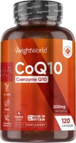 CoQ10 Supplement 200mg | 120 Vegan Co Enzyme Capsules | 4 Months Supply | Ubiquinone Form | High Absorption CoQ10 Supplements | Made in Britain | Non-GMO & Magnesium Stearate Free - Image 2