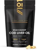 Cod Liver Oil 1000mg – 60 Softgels – Wild-Caught & Cold-Pressed - Source of Omega-3 Fatty Acids – Rich in Vitamins A & D3 – Immune Health + Vision Support – 2 Months Supply by Alpha01 - Image 2