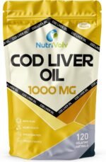Cod Liver Oil High Strength 1000mg Heart, Brain and Joint Healthcare Supplements, Natural Rich Source of Omega 3 Fatty Acids | 120 Capsules - Image 2