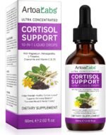 Cortisol Support Supplement with Ashwagandha, Magnesium, L-Theanine, Cortisol Balancing Supplements for Stress, Sleep & Focus, Vegan – 60ml - Image 2