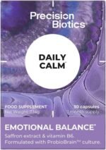 Daily Calm by PrecisionBiotics - Supplement for Women - PMS - Probiotics with Vitamin B6 and Saffron Extract - Emotional and Hormonal Balance - 30 Capsules - Image 2
