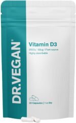 Daily Vitamin D3 2500 IU, 63mcg | Support Healthy Bone and Immunity | 30 Vegan Capsules | One-A-Day | DR.VEGAN - Image 2