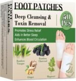 Detox Foot Pads, 40 Pcs 100% Natural Foot Detox Pads to Remove Toxins, Deep Cleansing, Stress Relief, Sleep Aid & Enhanced Blood Circulation (40 Pads) - Image 2
