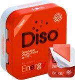 Diso® Energy Caffeine Supplement | High Strength Dissolvable Strips with Vitamin B5, B6, B12 & Vitamin E | Alternative to Tablets, Gummies & Energy Drinks | Support Focus & Fatigue | 30 Days - Image 2