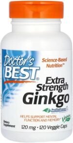 Doctor's Best - Extra Strength Ginkgo | Support for Cognitive Function and Circulation - 120 Capsules - Image 2