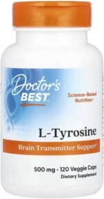 Doctor's Best - L-Tyrosine | 500 mg to Support Mental Clarity and Cognitive Function - 120 Capsules - Image 2