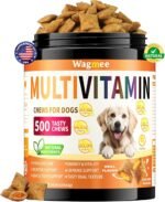 Dog Multivitamin, 500 Crunchy & Tasty Chew – Supports Daily Vitality, Skin & Coat Appearance with Taurine, Krill Oil Omega-3, B Complex Vitamins & Zinc – Daily Multivitamin for All Breeds & Ages - Image 2