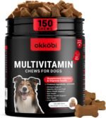 Dog Vitamins and Supplements - 150 Chews - Dog Multivitamin and Minerals - Immune, Digestive & Joint Support, Skin & Coat - Packed with Omega 3s, Glucosamine & Probiotics - Beef - Image 2