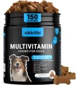 Dog Vitamins and Supplements - 150 Chews - Dog Multivitamin and Minerals - Immune, Digestive & Joint Support, Skin & Coat - Packed with Omega 3s, Glucosamine & Probiotics - Chicken - Image 2