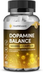 Dopamine Balance Complex – L-Tyrosine, L-Theanine, Ginkgo Biloba & Magnesium, Dopamine Precursor for Natural Mood & Focus Formula – 60 Vegan Capsules - Image 2