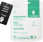 Dopamine Supplements | Natural L Tyrosine Supplement 800mg | 1-A-Day L-Tyrosine High Strength Capsules (60) | Dopamine Brain Food Nootropic | Alertness & Motivation | Vegan | 2-Month Supply - Image 2