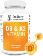 Dr. Berg Vitamin D3 K2 w/ MCT - Includes 2,000 IUs of Vitamin D3 & 50 mcg MK7 Vitamin K2 - No Added Sugars, Maltodextrin or Corn Syrup - 120 Capsules - Image 2