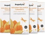 Dragonfly Golden Balance Turmeric Tea - Pack of 4 x 20 Organic Tea Bags (80 Teabags) - Herbal, Detox & Immune Support - Caffeine-Free, Compostable - Image 2