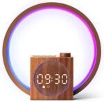 Dreamegg Sunrise Alarm Clock, 10-60 Min Gradual Wake-Up Light, White Noise Machine with 25 Soothing Sounds, 12 Colour Mode & 20-Level Dimming, Sleep Aid for Better Mornings in UK - Image 2