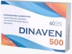 DuLàc, Dinaven 500, Food Supplement with Diosmin and Hesperidin, Helpful for Heavy and Swollen Legs, Microcirculation, Fragile Capillaries, Made in Italy, 60 Tablets of 650 mg - Image 2