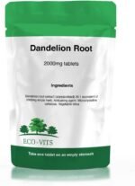 ECO-VITS Dandelion Root (2000mg) 60 Tablets, Recyclable Packaging, Sealed Pouch. Natural Detox & Digestive Support, Liver & Kidney Health, Antioxidant Herbal Supplement - Image 2