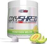 EHPlabs OxyShred Non Stimulant Thermogenic Pre Workout Powder & Shredding Supplement - Pre Workout Powder with L Glutamine & Acetyl L Carnitine, Energy Boost Drink - Honeydew Melon, 60 Servings - Image 2