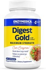 ENZYMEDICA - Digest Gold (45 Capsules) | Digestive Enzyme Supplement | Digestive Enzyme Blend with ATPro for Maximum Support, Nutrient Supplement, Gut Health Supplement, Vegan, Dairy Free - Image 2