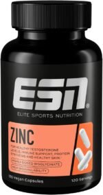 ESN Zinc, 120 Capsules, 25 mg zinc per Capsule, zincbisglycinate, Vegan, Made in Germany - Image 2