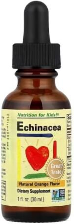 Echiinacea for Kids, Liquid Supplement, Non-GMO, Gluten-Free, Natural Orange Flavour – 30ml - Image 2