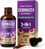 Echinacea Drops 100ml – 3:1 Echinacea Extract with Dandelion & Honeysuckle – Raspberry Flavour - Vegan, Non-GMO, Gluten-Free – GMP Certified - Image 2