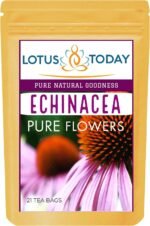 Echinacea, Pure Echinacea flower Herbal Tea 21 Tea bags - Image 2