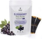 Elderberry Juice Powder Supports Healthy Immune System, Natural & Vegan Pure Sambucus Nigra Extract Non-GMO, Gluten-Free No Sugar Added Convenient Travel 30 sachets 1 Count (Pack of 30) - Image 2