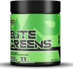 Elite Greens Powder - WOD Powders | 34 Vegan Superfoods - Natural Freeze-Dried Ingredients, Greens, Fruits, Berries, Vegetables, Prebiotics, Probiotics & Digestive Enzymes - 500g (Unflavoured) - Image 2