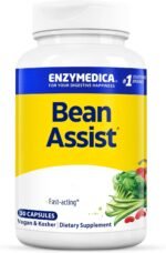 Enzymedica, BeanAssist, Digestive Support, 30 Capsules, Vegan, Gluten-Free, Soy-Free - Image 2