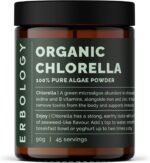 Erbology Organic Chlorella Powder 90g - 45 Servings - Sustainably Sourced in Spain - Body Cleansing and Immunity Support - Rich in Chlorophyll, B Vitamins, Iron and Phosphorus - Vegan - GMO-Free - Image 2