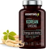 Essensey Korean Ginseng 500mg - 90 Capsules - Natural Energy Boost & Stress Relief Supplement for Active Lifestyles - Immune System Support - Image 2