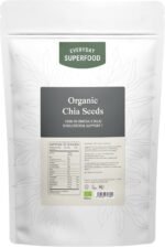 Everyday Superfood Organic Chia Seeds 1.8kg, Premium Whole Black Chia Seed Great Ingredient for Weight Loss Diets - Image 2