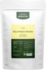 Everyday Superfood Organic Rice Protein Powder 900g | Over 80% Protein | Lab-Tested for Heavy Metals & MOSH | Unflavoured - Image 2