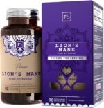 FS Lions Mane | High Strength Lion's Mane Supplement - 90 Lionsmane Capsules 1000mg per Serving | Lionsmane Mushroom Complex | Non-GMO, Gluten & Allergen Free | Made in The UK - Image 2