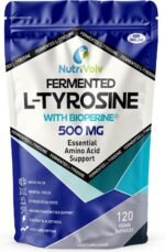 Fermented L-Tyrosine 500mg with BioPerine® | 120 Capsules | Essential Amino Acid Support | 4 Month Supply | Supports Dopamine, Focus & Mental Clarity | Vegan, Non-GMO & UK Made | by NutriVolv - Image 2