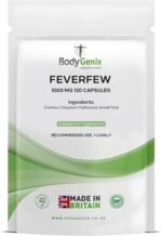 Feverfew 1000mg Capsules - Headaches Relief Joints Health Anti Inflammatory Natural Supplement - 120 Capsules 4 Month Supply - Image 2