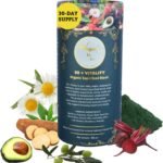 Fibre with Greens Organic Powder | 30 Servings | 50+ Natural Vitamins & Minerals | Daily Clean Greens for Energy, Immunity, Digestion, Bloat Relief, Gut, Circulation with 11 Superfoods Blend VeganIsUs - Image 2