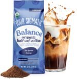 Four Sigmatic Organic Balance Adaptogen Ground Coffee | Medium Roast USDA Organic, Fair Trade Coffee with Ashwagandha, Chaga Mushroom, Eleuthero and Tulsi | Focus and Energy Boosting Coffee | 12oz Bag - Image 2