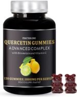 Fraction One Quercetin Gummies – 120 Gummies – 1000 mg per Serving, Enhanced with Bromelain and Vitamin C – Antioxidant Quercetin Supplement for Immune Support – Sugar Free & Vegan – 60 Days Supply - Image 2