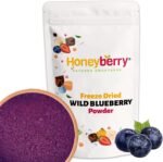 Freeze Dried Wild Blueberry Powder 100g - 100% Natural and Pure Ground Blueberries - Superfood Fruit Powder for Baking, Yoghurt, Smoothie, Cocktails - Dehydrated Freeze Dried Fruit Powder - Image 2