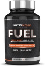 Fuel for Maximum Energy - Ashwagandha & Cordyceps Mushroom, Endurance, Focus and Clarity + Green Tea Extract - Rhodiola Rosea - Vitamin B12 – Vegan 90 Capsules - Made in The UK - Image 2