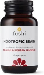 Fushi Nootropic Brain Blend Herbal Capsules Fresh Ground Herbs, Adaptogens for Energy and Cognitive Function 60 Capsules Suitable for Vegans, 134 g - Image 2