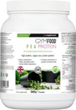 GYMFOOD Premium Pea Protein Powder, Blended with Other Nutrient-Dense superfoods and Herbs for Added antioxidants, Fibre and Phyto-nutrients - Chicory Root, Green Tea, Dandelion Root, spirulin - Image 2