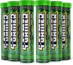 Gaming Supplement 4Gamer- Stimulants for Energy, Focus & Vision - Nootropic Brain Booster with Caffiene, Taurine & Vitamins (6 Tubes) - Image 2