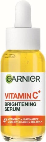 Garnier Vitamin C Brightening Serum for Face, with 4% Vitamin C, Niacinamide & Salicylic Acid, Brightens Skin, Reduces Dark Spots & Evens Skin Tone, Serum 30ml - Image 2