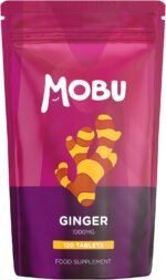 Ginger 1000mg 120 Tablets | Ginger Root Extract | Digestion, Travel Sickness & Joint Support | Letterbox Friendly | Vegan UK Made | GMP Approved | MOBU - Image 2