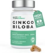 Ginkgo Biloba Capsules High Strength | 15,000mg 50:1 Extract (from Ginkgo Biloba Leaves) - 60 Servings | 24% Flavone Glycosides (3rd Party Tested) | Pure Ginkgo (No Fillers) | Love Life Supplements - Image 2