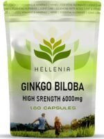 Ginkgo Biloba High Strength Capsules | 6000mg Highly Dosed | 50:1 Extract - 180 Capsules | Ginkgo Biloba 6000mg | Suitable for Vegans - Manufactured in The UK by Hellenia - Image 2